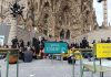 Barcelona: Docentes en huelga bloquean los accesos a la Sagrada Familia