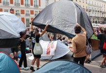 La acampada de Sol por la vivienda prepara su «desacampada»: «Queremos llevar la lucha a los barrios»