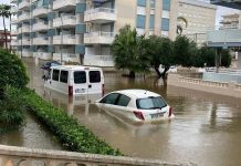 La DANA Adam obliga a confinar 145 municipios entre Valencia y Alicante: casi 800 incidentes, 2.000 desalojados y una muerta en Sagunto