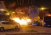Un incendio en un aparcamiento de Leganés calcinado cinco coches durante la madrugada